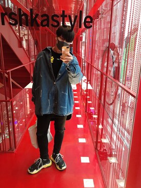 Yoshikiさん（メンズ・171cm）の冬コーディネート