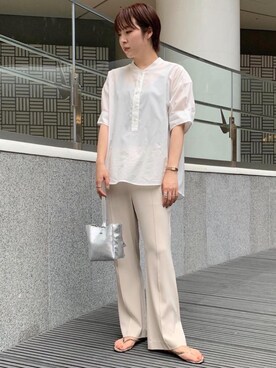 「LAURA DI MAGGIO（ローラディマッジオ）のアイテム」を使った、tobiyama_mさん（レディース・167cm）の夏コーディネート