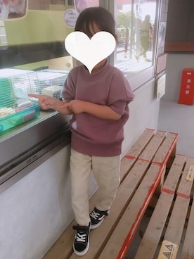 「n.o.u.sのアイテム（ニット/セーター、パープル系）」を使った、ma513さん（レディース）の秋コーディネート