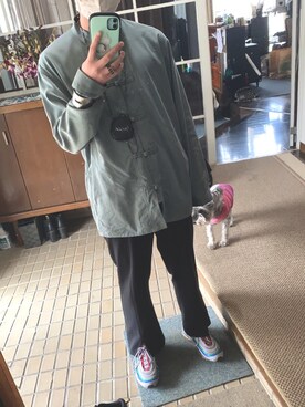 「Yohji Yamamoto（ヨウジヤマモト）のアイテム（財布/小物）」を使った、れさん（メンズ・172cm）の冬コーディネート