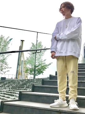 「FUTUR（フューチャー）のアイテム」を使った、Yuuki Wadaさん（メンズ・170cm）の春コーディネート