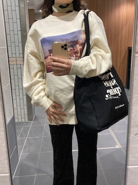 「MOUSSY（マウジー）のアイテム（財布/小物）」を使った、和花さん（レディース・154cm）の秋コーディネート