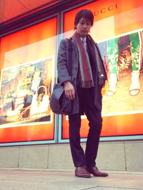 BEAUTY&YOUTH ユナイテッドアローズ ハリスツイード チェスターコート BEAUTY&YOUTH UNITED ARROWS（ビューティーアンドユース