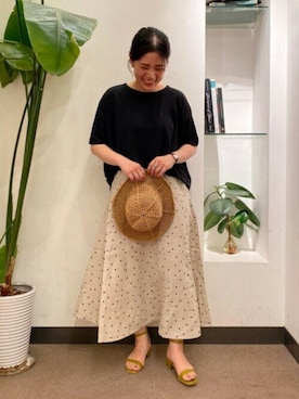 浪口　絵美さん（レディース・164cm）の夏コーディネート