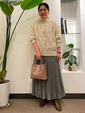 浪口　絵美さん（レディース・164cm）の秋コーディネート