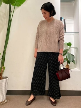 浪口　絵美さん（レディース・164cm）の秋コーディネート