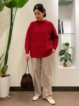 浪口　絵美さん（レディース・164cm）の冬コーディネート