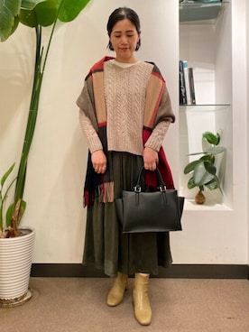 浪口 絵美さん(レディース・164cm)の冬コーディネート