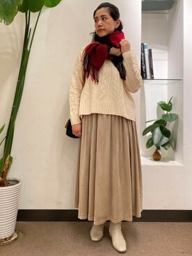 浪口 絵美さん(レディース・164cm)の冬コーディネート