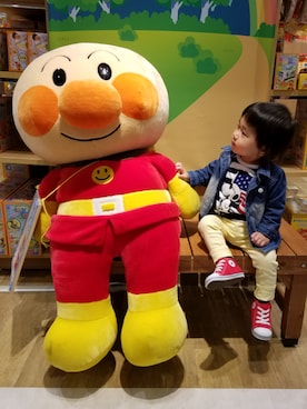 「Right-on（ライトオン）のアイテム（その他）」を使った、こうちゃんさん（キッズ・80cm）の春コーディネート