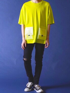 みぎたさん（メンズ・178cm）の夏コーディネート