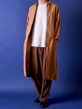 「My/kan（マイカン）のアイテム」を使った、みぎたさん（メンズ・178cm）の秋コーディネート