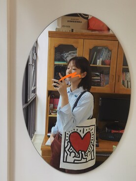 「UNIQUE（ユニーク）のアイテム」を使った、贰玖八さん（レディース・169cm）の冬コーディネート