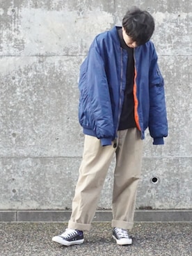 suzuさん（メンズ・180cm）の冬コーディネート