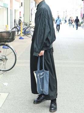 「SASQUATCHfabrix.（サスクワァッチファブリックス）のアイテム」を使った、suzuさん（メンズ・180cm）の春コーディネート