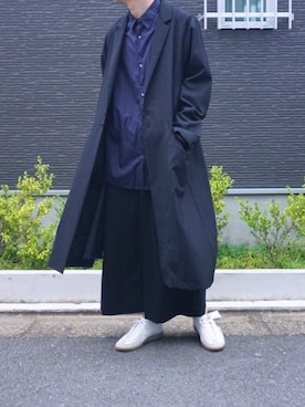 「BISHOOL（ビシュール）のアイテム（その他アウター）」を使った、suzuさん（メンズ・180cm）の冬コーディネート