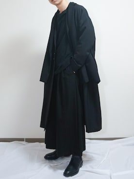 「BISHOOL（ビシュール）のアイテム（その他アウター）」を使った、suzuさん（メンズ・180cm）の冬コーディネート
