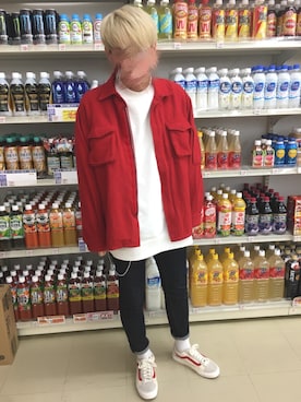 「CONVERSE（コンバース）のアイテム（レッグウェア）」を使った、ぼっちゃんさん（メンズ・165cm）の秋コーディネート