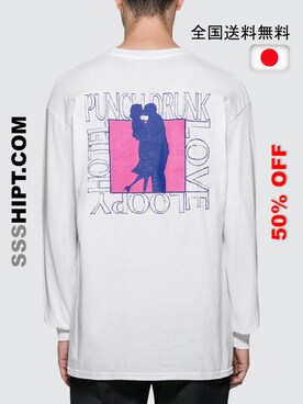 「HOMAGE TEES（Tシャツ/カットソー、レッド系）」を使った、SSSHIPT |JP 🇯🇵さん（165cm）の秋コーディネート