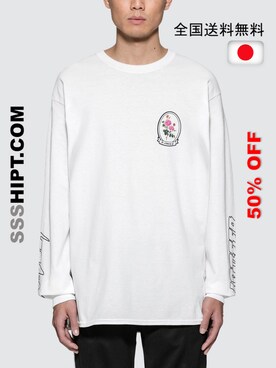 「HOMAGE TEES（Tシャツ/カットソー、レッド系）」を使った、SSSHIPT |JP 🇯🇵さん（165cm）の秋コーディネート