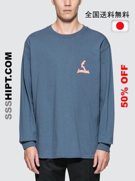 「HOMAGE TEES（Tシャツ/カットソー、レッド系）」を使った、SSSHIPT |JP 🇯🇵さん（165cm）の秋コーディネート