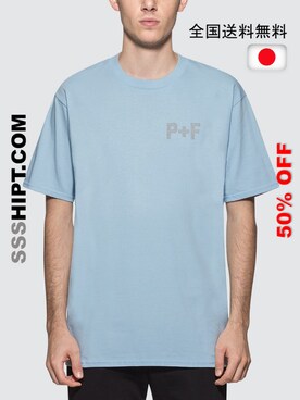 「PLACES+FACES（プレイシーズフェイシーズ）のアイテム（Tシャツ/カットソー、その他）」を使った、SSSHIPT |JP 🇯🇵さん（165cm）の秋コーディネート
