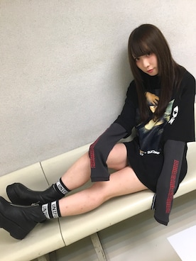 「CASPER JOHN AIVER（キャスパージョンアイバー）のアイテム」を使った、AIVERさん（レディース・162cm）の秋コーディネート