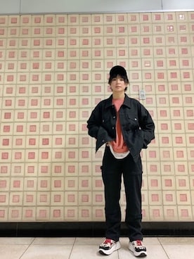 「AIVER（アイバー）のアイテム（ジャケット/アウター）」を使った、AIVERさん（レディース・159cm）の冬コーディネート