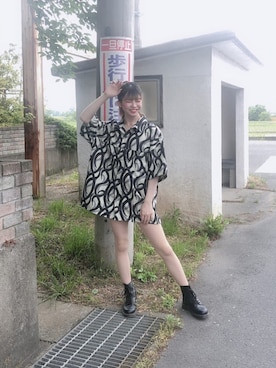 「AIVER（アイバー）のアイテム」を使った、AIVERさん（レディース・167cm）の夏コーディネート