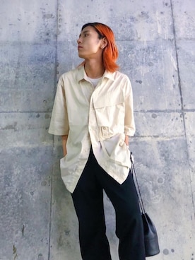 「AIVER（アイバー）のアイテム」を使った、AIVERさん（メンズ・171cm）の夏コーディネート