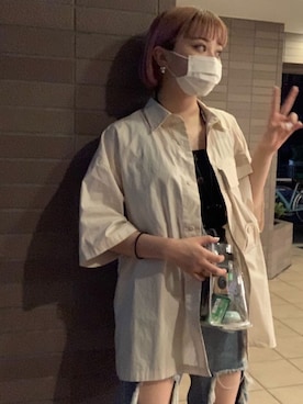 「AIVER（アイバー）のアイテム」を使った、AIVERさん（レディース・157cm）の夏コーディネート
