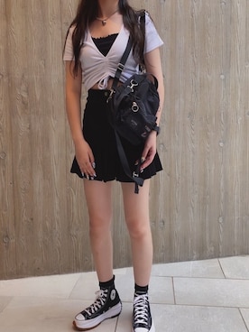 「AIVER（アイバー）のアイテム」を使った、AIVERさん（レディース・160cm）の夏コーディネート