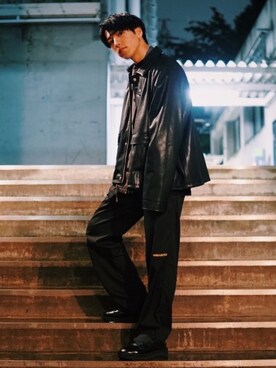 「AIVER（アイバー）のアイテム（ジャケット/アウター）」を使った、AIVERさん（メンズ・173cm）の秋コーディネート