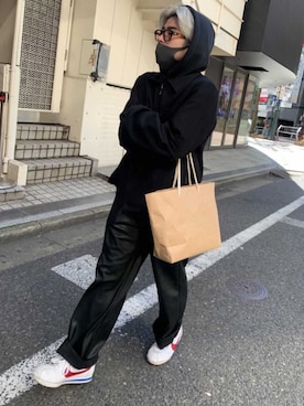 「AIVER（アイバー）のアイテム（パンツ）」を使った、AIVERさん（メンズ・160cm）の秋コーディネート
