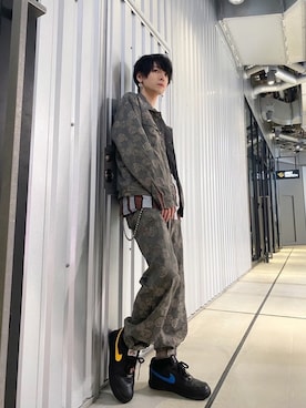 「AIVER（アイバー）のアイテム（ジャケット/アウター）」を使った、AIVERさん（メンズ・173cm）の春コーディネート