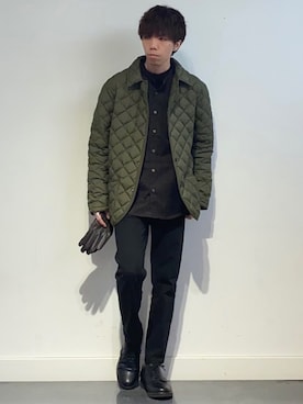 「THE SHOP TK （ザ ショップ ティーケー ）のアイテム（ダウンジャケット/コート）」を使った、TSUBASAさん（メンズ・168cm）の冬コーディネート