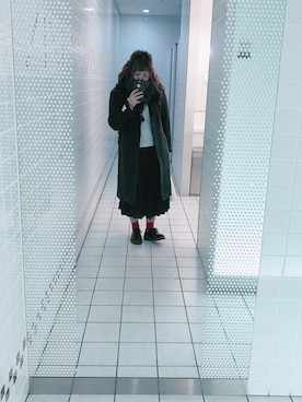 「ニコアンド」｜「アイテム（PC・スマホグッズ/家電）」を使った、seri_chanさん（レディース・158cm）の冬コーディネート