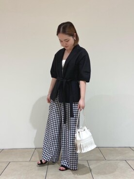 大塚 真弓さん（レディース・153cm）の夏コーディネート