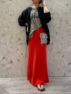 𝐡𝐢𝐧𝐚さん（レディース・156cm）の夏コーディネート