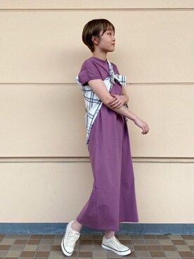 ワンピース ドレス パープル 紫色系 コーディネート Zozotown