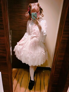 「BABY, THE STARS SHINE BRIGHT」｜「アイテム（ワンピース/ドレス）」を使った、凛悦さん（レディース・168cm）の冬コーディネート