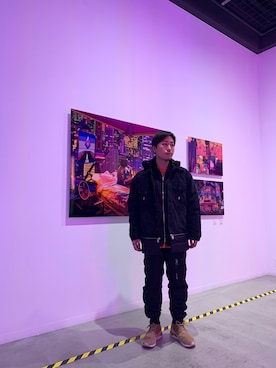 「ディーゼル」｜「アイテム（その他アウター）」を使った、shimodaさん（メンズ・167cm）の秋コーディネート
