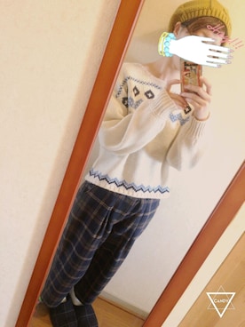 「KBF BOX（ケービーエフ ボックス）のアイテム」を使った、ゆみねむさん（レディース・160cm）の冬コーディネート