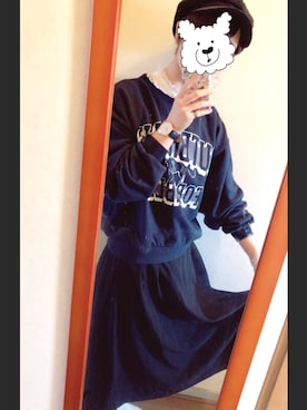 「アイテム（ピアス（両耳用））」を使った、ゆみねむさん（レディース・160cm・20代）の春コーディネート