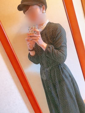 「アイテム（ピアス（両耳用））」を使った、ゆみねむさん（レディース・160cm・20代）の春コーディネート