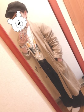 「アイテム（ピアス（両耳用））」を使った、ゆみねむさん（レディース・160cm・20代）の春コーディネート