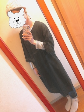 「アイテム（ピアス（両耳用））」を使った、ゆみねむさん（レディース・160cm・20代）の春コーディネート