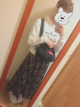 ゆみねむさん（レディース・160cm）の秋コーディネート