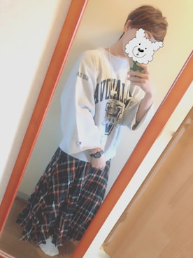 「preloved（プリラブド）のアイテム」を使った、ゆみねむさん（レディース・160cm）の秋コーディネート