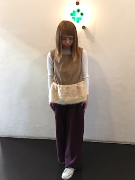 くみこさん（レディース・150cm）の冬コーディネート